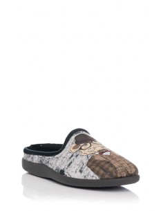 Comprar Zapatilla de andar por casa - Jabalí y perro con sombrero | Club del Zapato 2