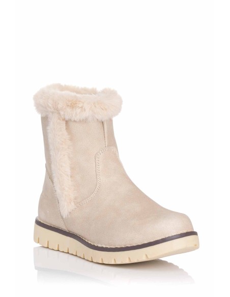 Conguitos Bota con cuello de pelo