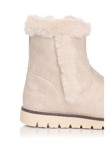 Conguitos Bota con cuello de pelo