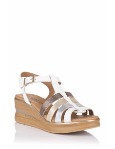 Comprar Sandalia cuña - Piel | Club del Zapato