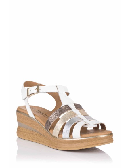 Comprar Sandalia cuña - Piel | Club del Zapato
