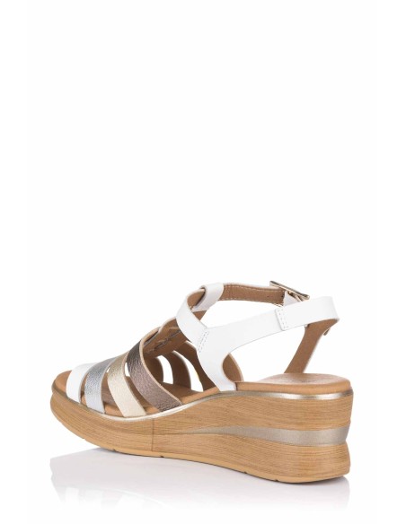 Comprar Sandalia cuña - Piel | Club del Zapato