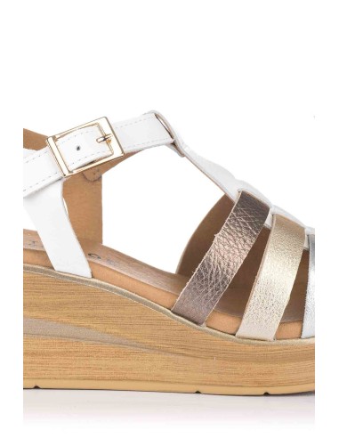 Comprar Sandalia cuña - Piel | Club del Zapato