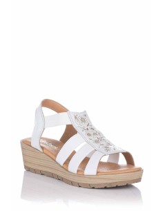 Comprar Sandalia con cuña - Piel | Club del Zapato