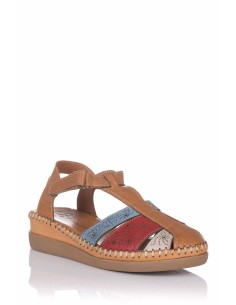 Comprar Sandalia con cuña - Piel | Club del Zapato