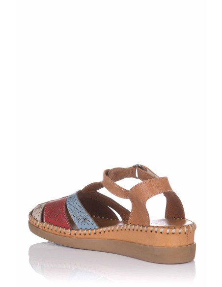Comprar Sandalia con cuña - Piel | Club del Zapato
