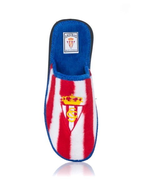 Comprar Zapatilla de Casa Fútbol Oficial Real Sportig de Gijón | Club del Zapato