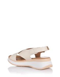 Comprar Sandalia con cuña en piel | Club del Zapato 2