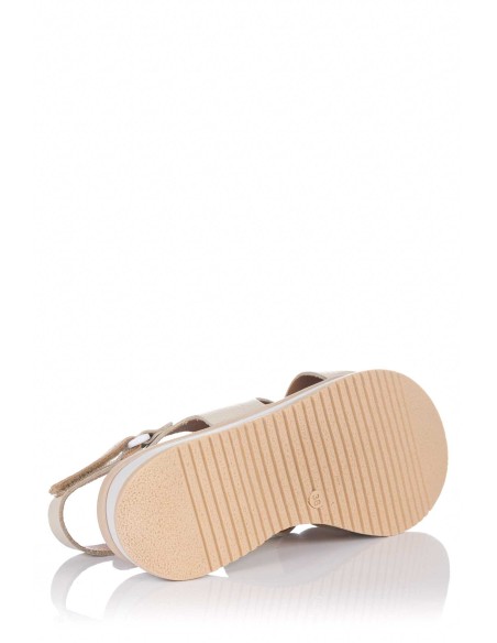 Comprar Sandalia con cuña en piel | Club del Zapato