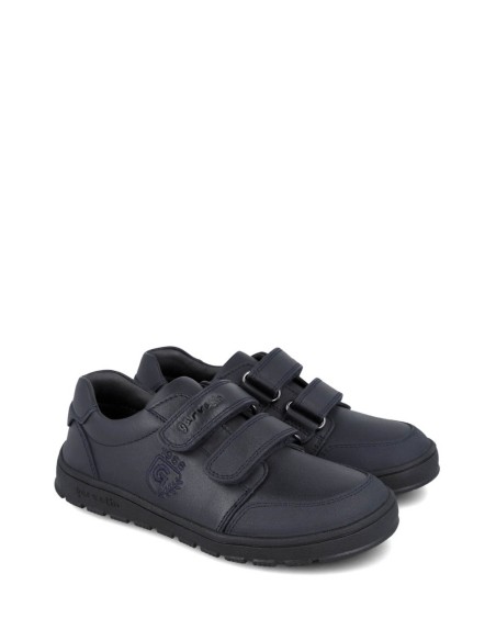 Garvalín Zapato colegial en piel - Barefoot
