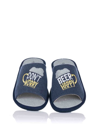 Comprar Zapatilla de casa especial parquet - Happy Beer | Club del Zapato