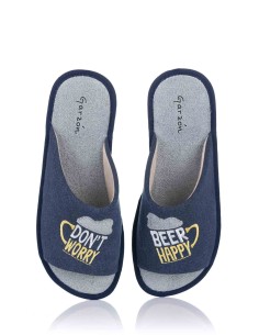 Comprar Zapatilla de casa especial parquet - Happy Beer | Club del Zapato