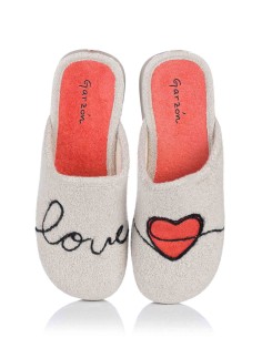 Comprar Zapatilla de casa descalza - Love | Club del Zapato