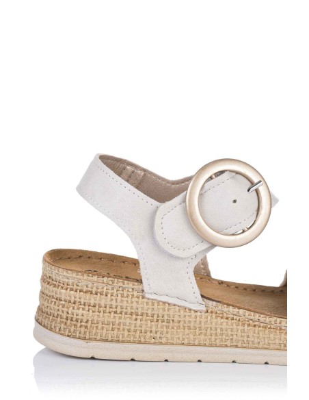 Comprar Sandalia con cuña - Piel | Club del Zapato