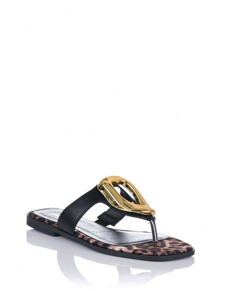 Comprar Sandalia esclava vegana - Detalle metálico | Club del Zapato