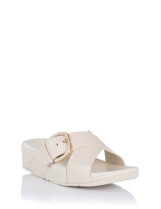 Comprar Sandalia con cuña Resin Buckle - Piel | Club del Zapato