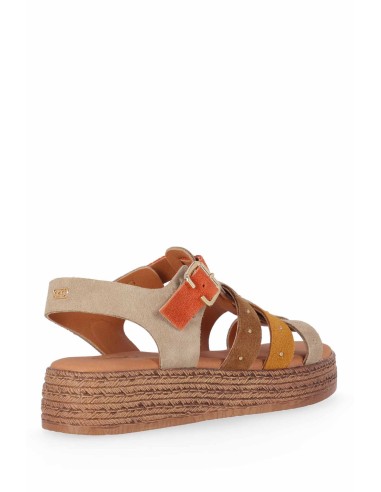 Comprar Sandalia con plataforma en piel - Mayra 02 | Club del Zapato
