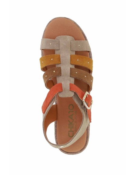 Comprar Sandalia con plataforma en piel - Mayra 02 | Club del Zapato