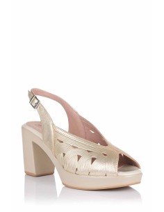 Comprar Sandalias tacón - Piel | Club del Zapato