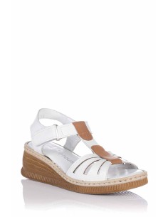 Comprar Sandalia con cuña - Piel | Club del Zapato