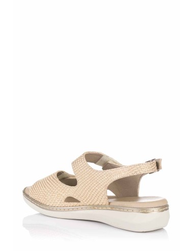 Pitillos Sandalia doble velcro - Piel