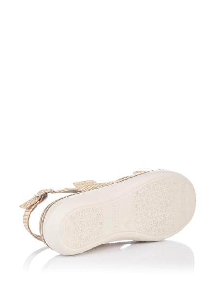 Pitillos Sandalia doble velcro - Piel