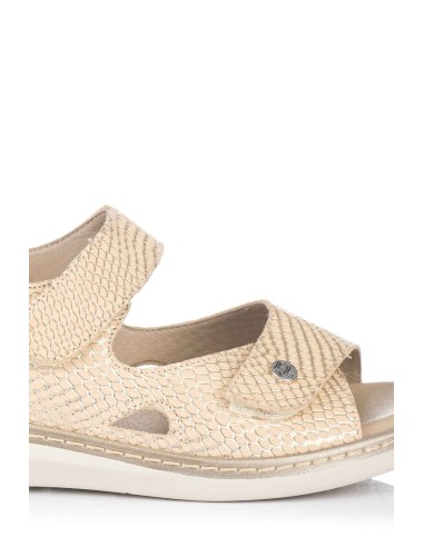Pitillos Sandalia doble velcro - Piel