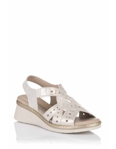 Comprar Sandalia cuña - Piel | Club del Zapato