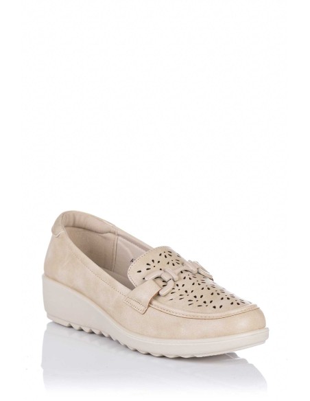 Amarpies Mocasín con cuña - Plantilla de memoria