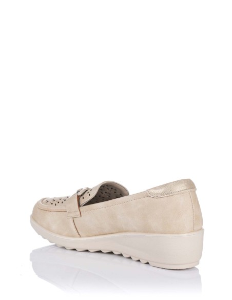 Amarpies Mocasín con cuña - Plantilla de memoria