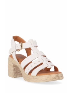 Comprar Sandalia con tacón en piel - Violin 01 | Club del Zapato