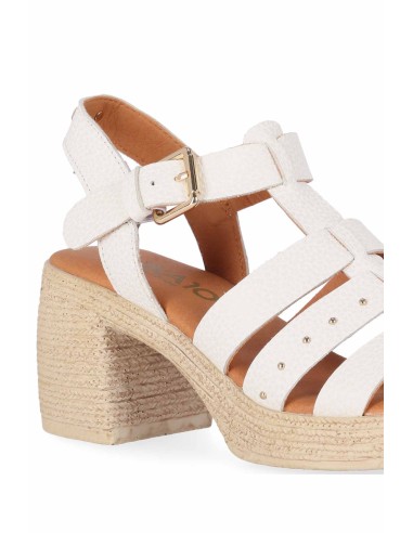 Comprar Sandalia con tacón en piel - Violin 01 | Club del Zapato