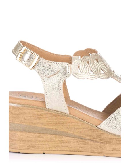 Comprar Sandalia cuña - Piel | Club del Zapato