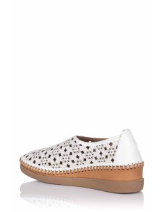 Comprar Mocasín con cuña calado - Piel | Club del Zapato 2