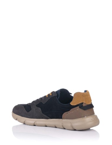 Jeep Zapatilla de piel - Tabasco Rum