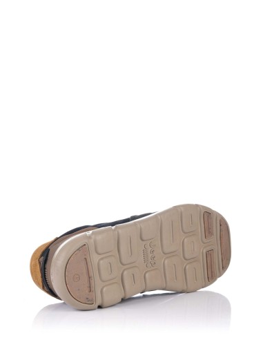 Jeep Zapatilla de piel - Tabasco Rum