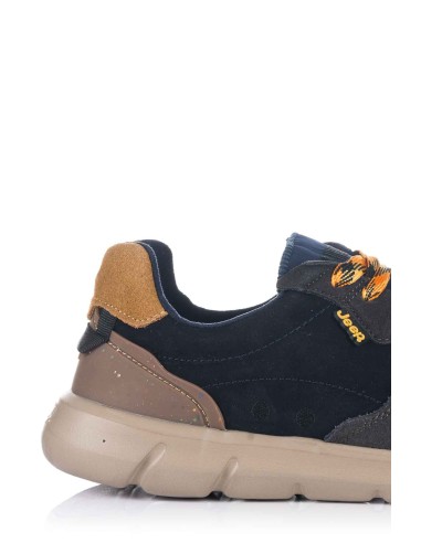 Jeep Zapatilla de piel - Tabasco Rum