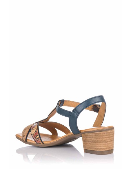 Comprar Sandalia tacón - Piel | Club del Zapato