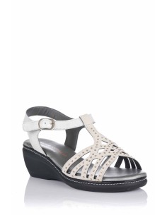 Comprar Sandalia con cuña - Piel | Club del Zapato