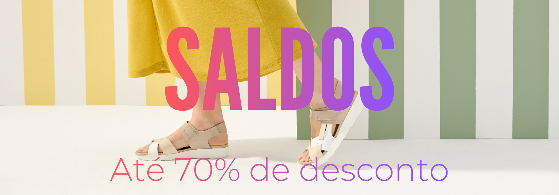 Saldos sand&aacute;lias para mulher
