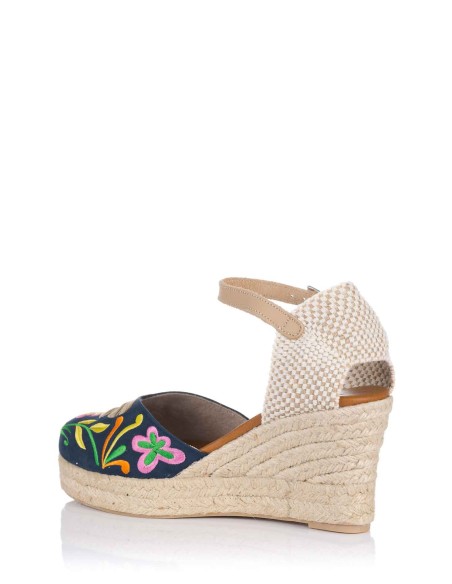 Alpercata com cunha - Pele | KonP@s | Club del Zapato