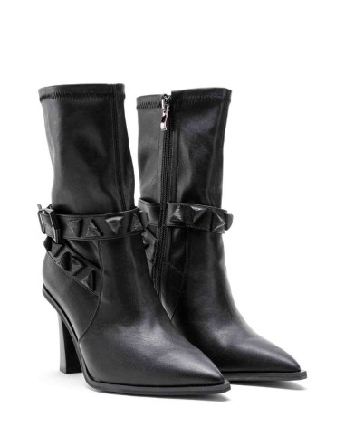 Botas de couro até ao tornozelo com salto | Alma en Pena | Club del Zapato