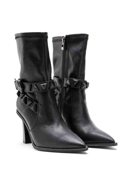 Botas de couro até ao tornozelo com salto | Alma en Pena | Club del Zapato