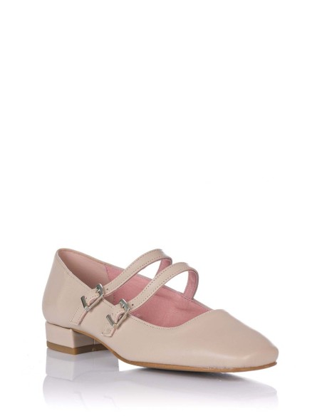 Sapato Mary Jane em pele - Samia | Janross | Club del Zapato