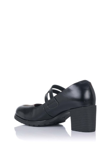 Sapato Mary Jane com salto - Pele | Treintas | Club del Zapato