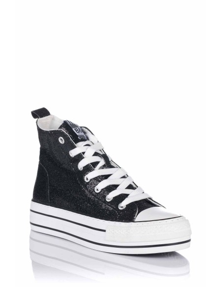 Basket com plataforma - Glitter | Break and Walk | Club del Zapato