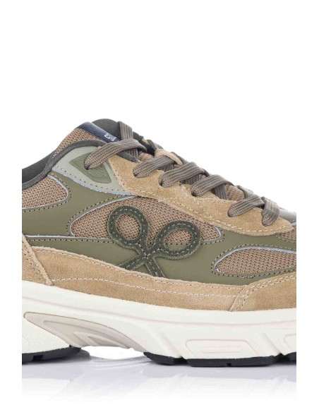 Sneaker com atacadores - Pele | Silbon | Club del Zapato