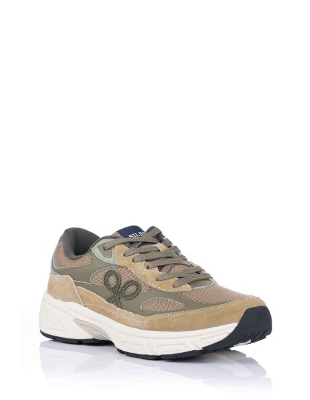 Sneaker com atacadores - Pele | Silbon | Club del Zapato
