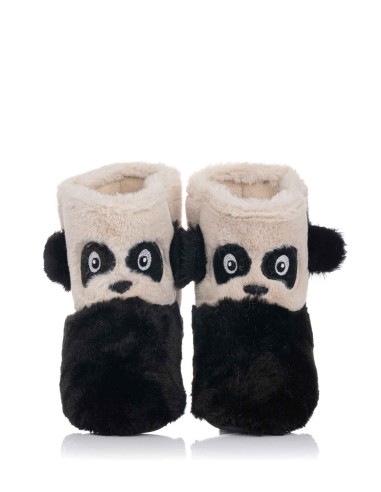 Chinelo de casa tipo bota - Panda | Vul-ladi | Club del Zapato