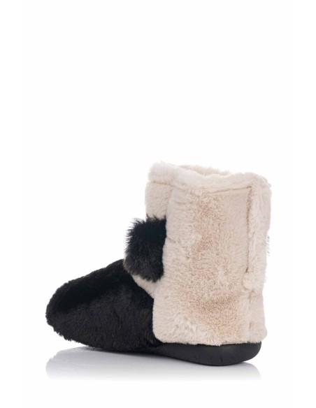 Chinelo de casa tipo bota - Panda | Vul-ladi | Club del Zapato